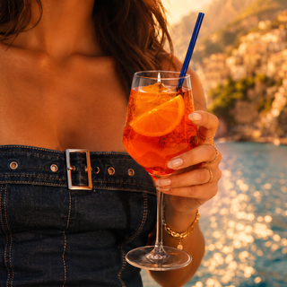 Aperol Cocktail Candle